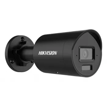 Hikvision DS-2CD2083G2-LI2U(2,8mm)(BLACK) Cámara IP bullet AcuSense 8MP con IR y luz blanca