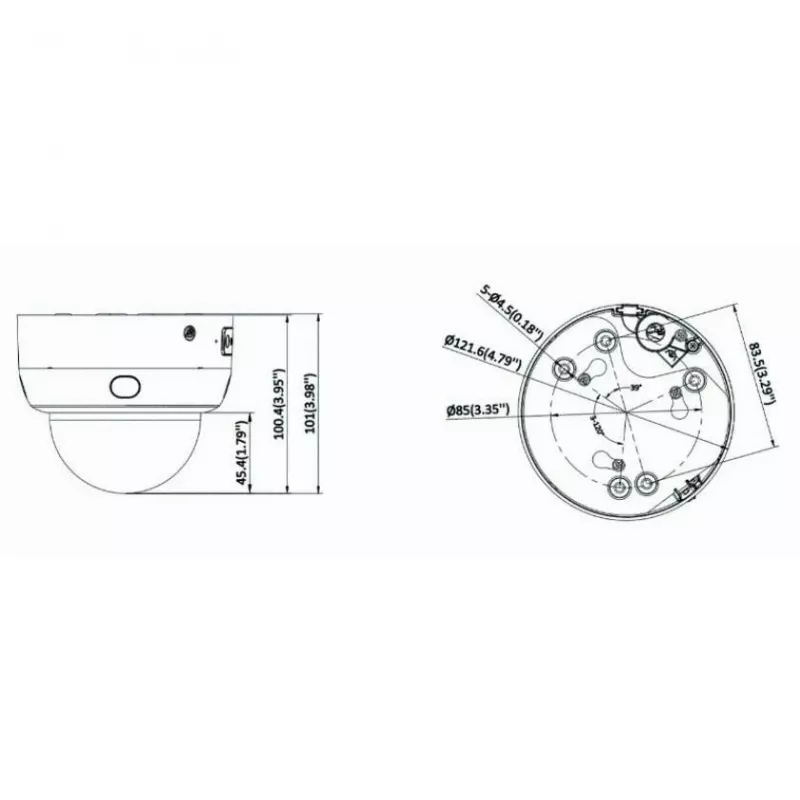 Cámara IP Hikvision DS-2CD2146G3-IPTRZS2UY(2.8/4)eFBLACK 4MP AcuSense, 2.8mm, IP67, Negro