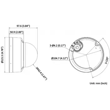 Hikvision DS-2CD2183G2-LIS2U(2.8MM)(BLACK)/PL cámara IP domo AcuSense 8MP 4K UHD Smart Hybrid Light