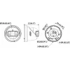 Hikvision DS-2CD23127G3P-LIS2UY/SL Cámara de red turret 12MP 180° con AcuSense