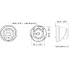Hikvision DS-2CD2343G2-LI2U(2.8mm) cámara IP turret 4MP, Live-Guard, AcuSense, negra