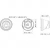 Hikvision DS-2CD2343G2-LI2U/SL 2,8mm PL AcuSense Cámara IP turret 4MP con Smart Hybrid Light