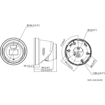 Hikvision DS-2CD2346G2H-IS2U/SL 2.8mm EF PL Cámara IP turret 4MP AcuSense