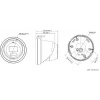 Hikvision DS-2CD2346G2H-IU(2,8mm)(EF)(Negro) cámara IP turret DarkFighter AcuSense 4MP