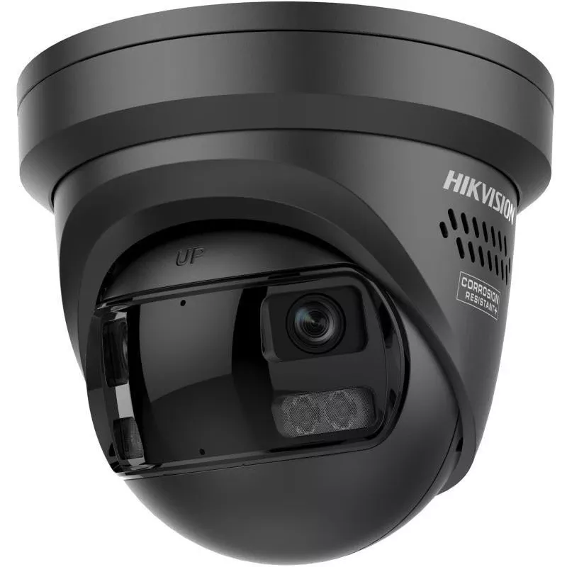 Hikvision DS-2CD2363G2P-LISU/SL cámara de red panorámica AcuSense 180°, objetivo 2×4mm, 3840×1080, negro DS-2CD2363G2P-LISU/SL(180°)(O-STD)/BLACK