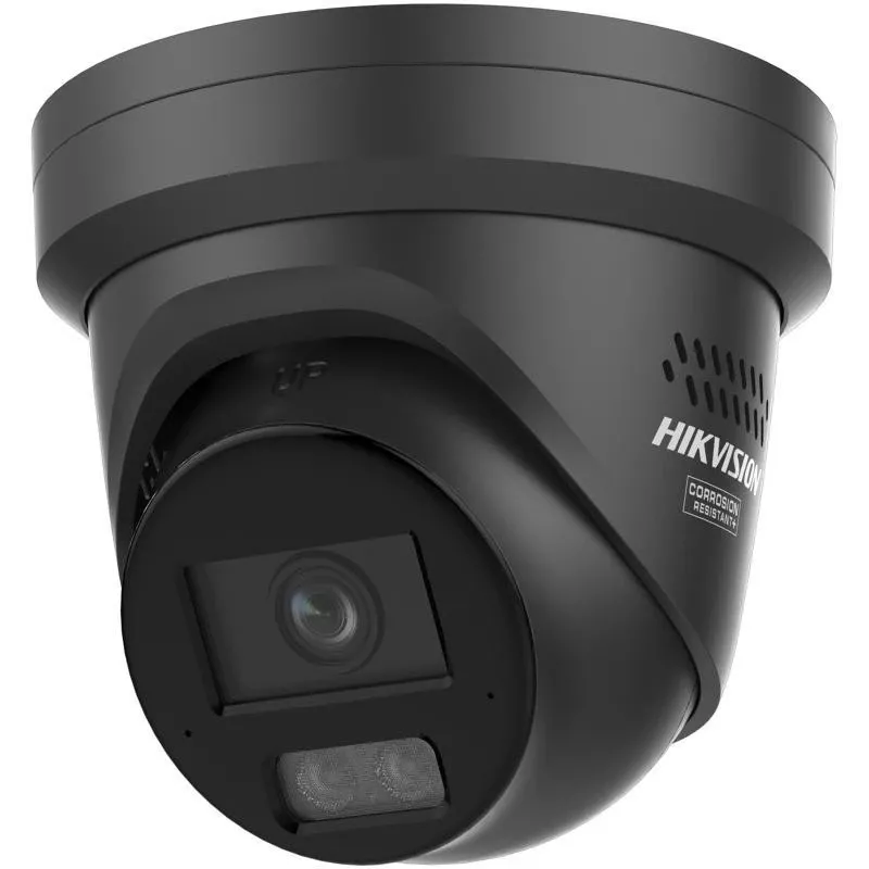 Hikvision DS-2CD2367G3-LIS2UY/SL 2.8mm cámara de red turret para exterior 6MP con AcuSense, audio bidireccional y luz blanca