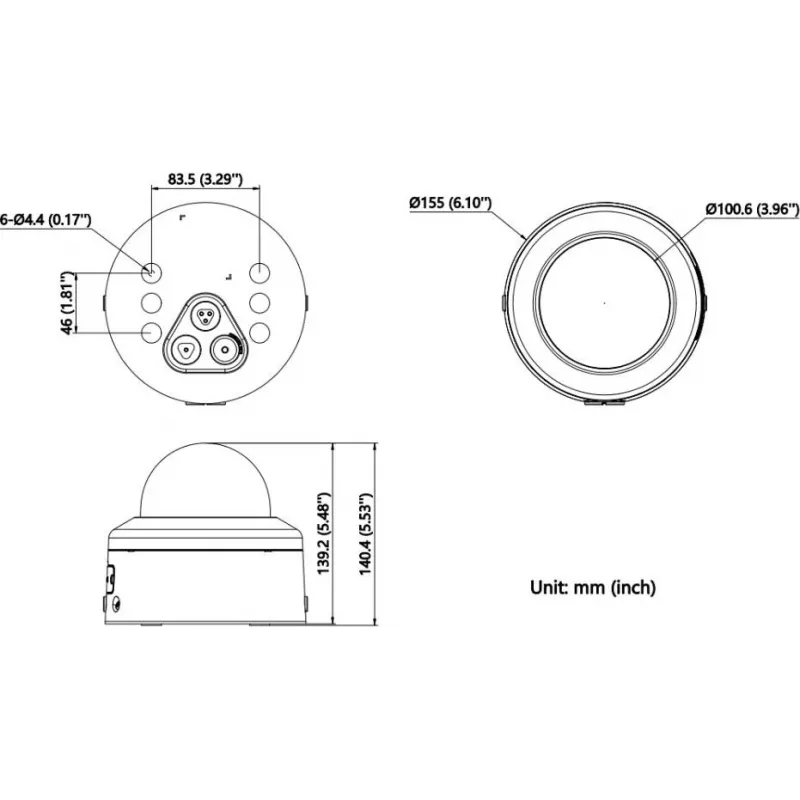 Hikvision DS-2CD2766G3-IPTRZSY (2.8-12mm) negra 6MP AcuSense cámara IP tipo bala, H.265+, PoE, 40m IR, IP67/IK10
