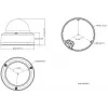 Hikvision DS-2CD2786G2H-IPTRZS 2.8-12mm PL 8 MP Cámara IP domo AcuSense PTRZ con lente varifocal