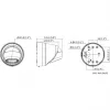 Hikvision DS-2CD2H46G2-IZS(2.8-12mm)(C)(Black) 4MP AcuSense cámara IP domo varifocal motorizada