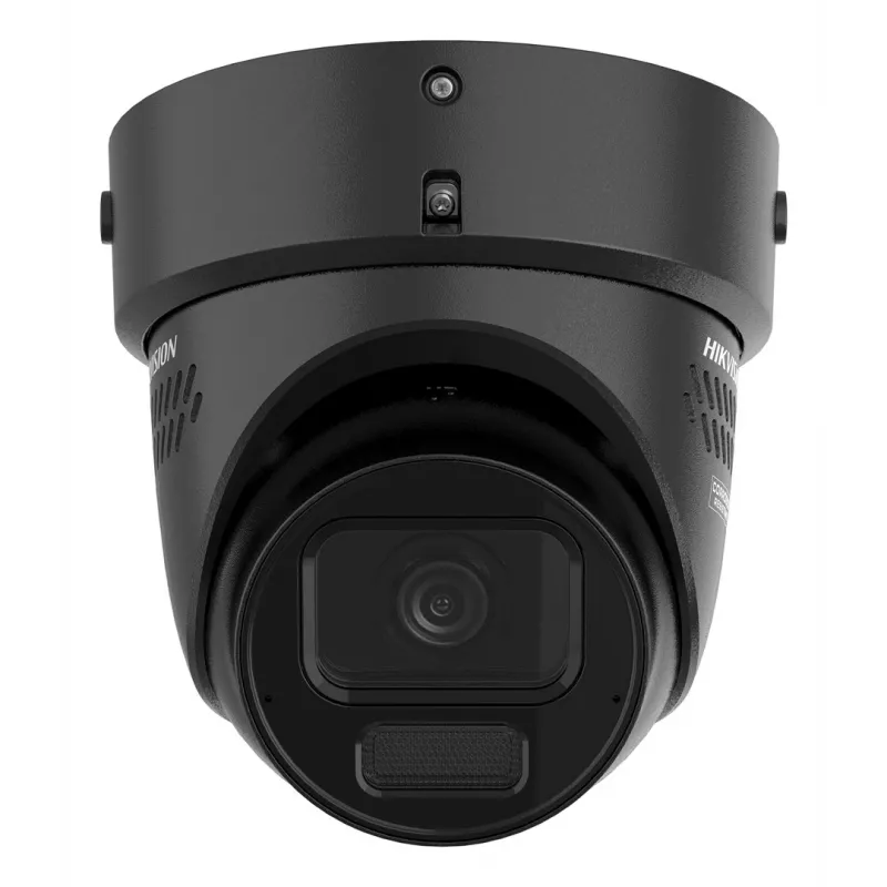 Hikvision DS-2CD2H67G3-LIZS2UY/SL(2.8-12mm)BLK cámara IP turret 6MP con AcuSense, objetivo motorizado, PoE