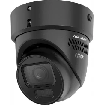 Hikvision DS-2CD2H67G3-LIZS2UY/SL(2.8-12mm)BLK cámara IP turret 6MP con AcuSense, objetivo motorizado, PoE