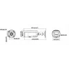Hikvision DS-2CD2T126G3-IS2UY/SL(2.8)eF cámara IP bullet 12MP AcuSense con luz de flash, alarma sonora, objetivo 2.8mm, negro
