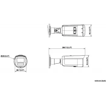 Hikvision DS-2CD2T63G2-4LI(2.8mm) cámara IP bullet 6 MP AcuSense