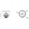 Hikvision DS-2CE76D0T-LPFS Cámara turret Turbo-HD 2MP (2,8mm)