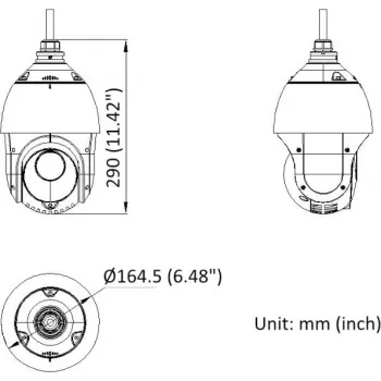 Hikvision DS-2DE4215IWG1-E Cámara domo PTZ de red 2MP IR, zoom óptico 15x, IR 100m, IP66, PoE+