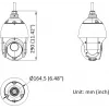 Hikvision DS-2DE4825IWG1-E Cámara de seguridad IP domo PTZ 8MP 25x con AcuSense, IR de 100m, PoE+