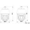 Hikvision DS-2DF8425IX-AELW(T5) cámara domo de red Speed Dome 8MP 25x IR con láser, DarkFighterX, alcance láser 500m