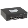 Hikvision DS-3T1506HP-EI-UPS LinkVu Smart Managed Industrial Solar PoE Switch, 6-Port, 4x PoE++ 90W, 110W Budget, SAI integrado