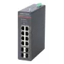Hikvision DS-3T1512HP-SI-8P4FKIT(240W) LinkVu switch PoE gestionado Layer 2, 12 puertos, 8 PoE+ 90W, presupuesto 240W