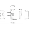 Hikvision DS-3WFB-EI-5ACG puente WLAN exterior 5GHz (300Mbps, 16dBi, IP65)