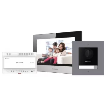 Hikvision DS-KIS702Y Kit de videoportero Wi-Fi 2-Wire