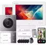 Hikvision DS-KIS705EY/2Monitors Kit de videoportero IP con 2 estaciones interiores, 2 MP estación de puerta, pantalla táctil de 7
