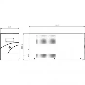 Hikvision DS-UPS3000-R(O-STD)/EU SAI online de doble conversión 3000 VA 2400 W (rackmount 2U)
