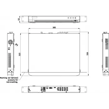 Hikvision iDS-7208HUHI-M2/XT/4A+8/4ALM DVR híbrido 5 en 1 de 8 canales con AcuSense