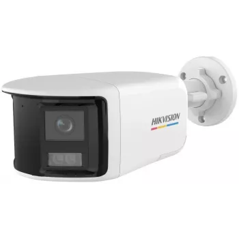 Cámara de vigilancia tipo bala Hikvision Turbo HD con ColorVu DS-2CE12KF3TP-DLS(180°) 3K