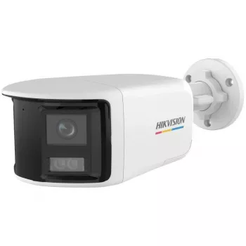 Cámara de vigilancia tipo bala Hikvision Turbo HD con ColorVu DS-2CE12KF3TP-DLS(180°) 3K