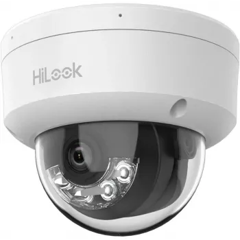 Hilook IPC-D140HA-LUC Cámara domo de red exterior 4MP con visión nocturna y micrófono integrado