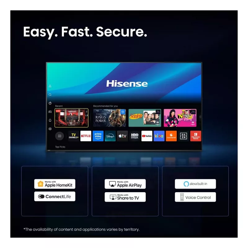 HISENSE Smart TV 4K Ultra HD de 75