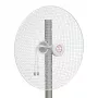 HISMART TV993505 5G/LTE/CBRS 2x2 MIMO antena direccional, 1,7–4,2 GHz, 20/22 dBi, 2x N hembra, blanca