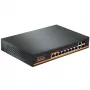 HISMART Switch PoE 1000Mbps 8 puertos + 2G Uplink + 2G SFP
