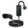 HISMART Cargador portátil para vehículo eléctrico para Tesla NACS - Schuko (220V), 8-16A, 3,5kW, 1 fase, 5m