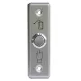 HISMART TV993888 pulsador de apertura de puerta empotrable de acero inoxidable con LED azul, NO/NC/COM, IP65