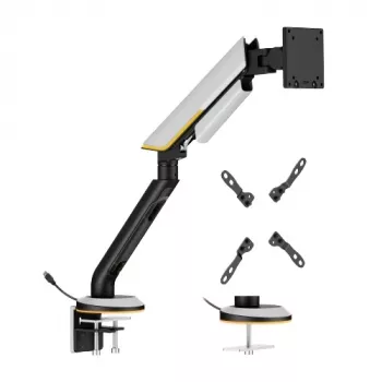 Brazo de monitor con pistón de gas HISMART estable para 24-57
