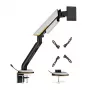 Brazo de monitor con pistón de gas HISMART estable para 24-57