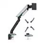 HISMART brazo de monitor estable con pistón de gas para pantallas de 24-57