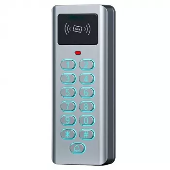 HISMART TV993758 Teclado de control de acceso autónomo IP65 con lector de tarjetas Mifare y controlador integrado