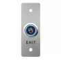 HISMART TV993895 pulsador de salida sin contacto, sensor de proximidad infrarrojo, montaje empotrado, acero inoxidable, DC 12V, IP54
