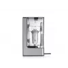 Hervidor de agua HNC HWS 8731 con control de temperatura, 1,7 L, 2200 W, cristal y acero inoxidable, función de mantenimiento del calor, LED azul, base 360°