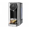 Hervidor de agua HNC HWS 8731 con control de temperatura, 1,7 L, 2200 W, cristal y acero inoxidable, función de mantenimiento del calor, LED azul, base 360°