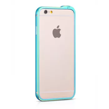 Bumper metálico Hoco Apple iPhone 6 / 6s Blade Series Fedora azul