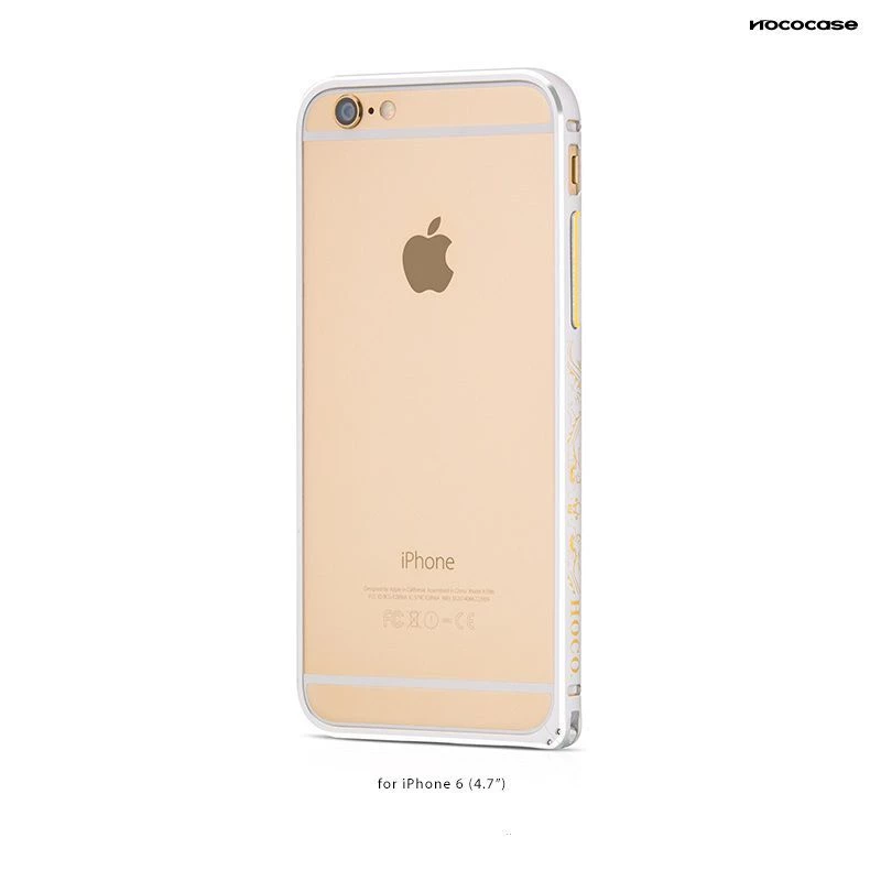 Hoco funda bumper Good Fortune para Apple iPhone 6 plateada