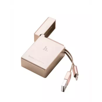 Hoco Cable Apple Lighter UPL17 Gold USB-A a Lightning 1,2m