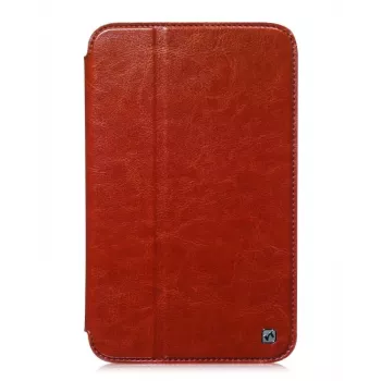 Funda protectora Hoco Crystal Folder Series para Samsung Galaxy Tab 3 7.0 T210, marrón