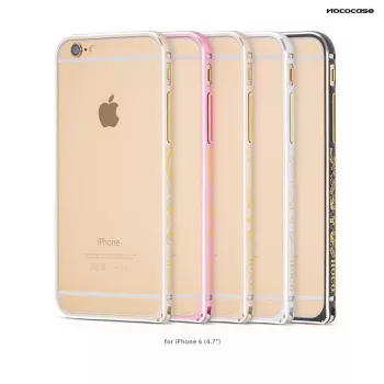 Hoco Good Fortune Funda Bumper para Apple iPhone 6/6S - Negro