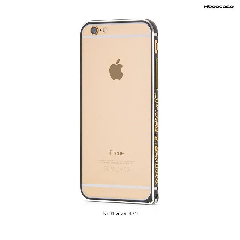 Hoco Good Fortune Funda Bumper para Apple iPhone 6/6S - Negro