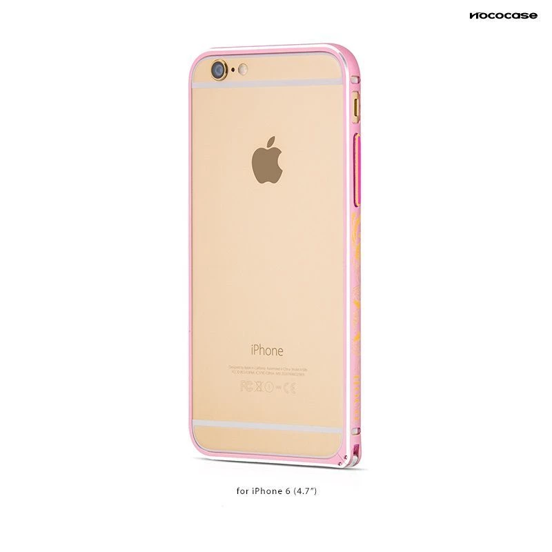 Hoco Funda bumper Good Fortune HI-T027 para Apple iPhone 6 / 6S rosa